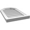 Ekena Millwork Octagonal Top Surface Mount PVC Gable Vent w/ 2"W x 2"P Brickmould Sill Frame, 16"W x 26"H GVPOT16X2603SN - alternate 2